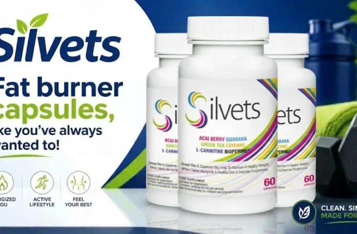 Silvets fat burner capsules for weight loss and metabolism boost